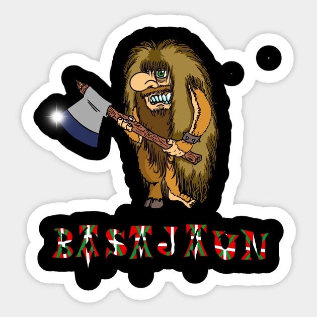 Basajaun Sticker by lleganyes